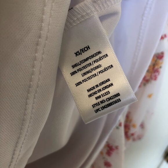 Vince Camuto Women's Floral Ruffles LS Roomy Lined Tiered Midi Dress NWT XS - Picture 6 of 11